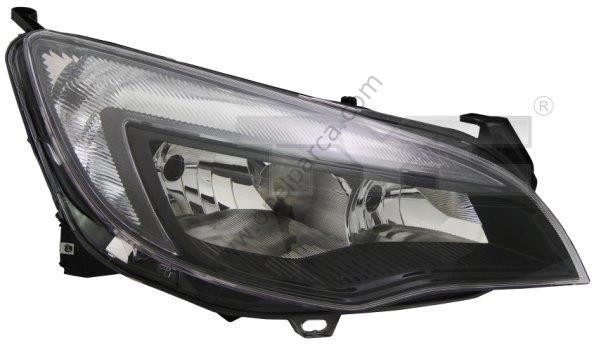 Opel Astra J Sağ Far (Yolcu Tarafı) Füme 2009-2011 Depo Marka