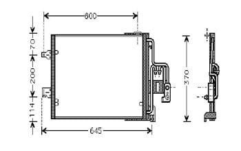 Corsa C 2000 -2006  Z12XEP motor Klima Radyatörü